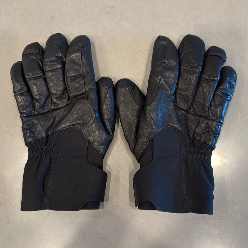 Arc’Teryx GoreTex Ski Gloves, Leather, Large